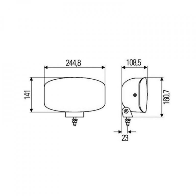Hella Jumbo 320FF T10 parking light