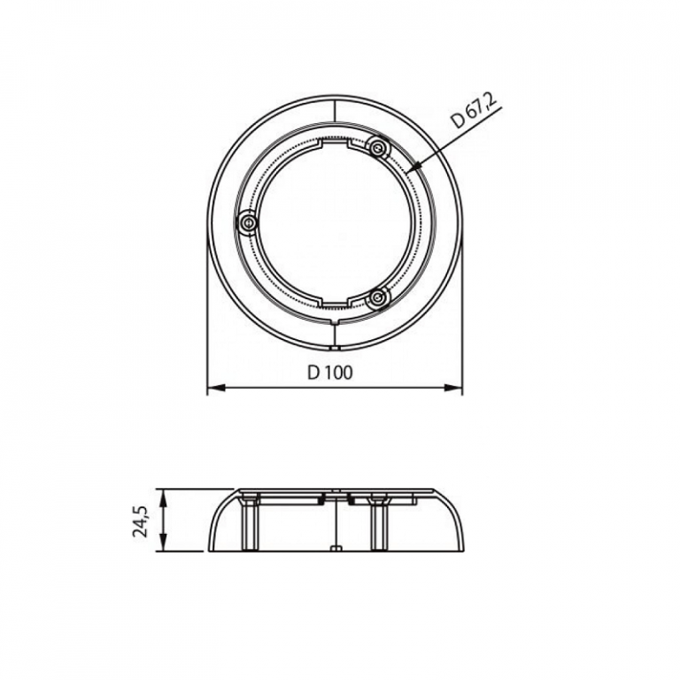 Dasteri frame interior light