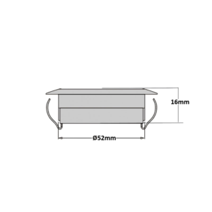 Dasteri LED interieur lamp ROOD - LED interieur spot die geschikt is voor een vrachtwagen cabine - RODE LED SPOT DIMBAAR