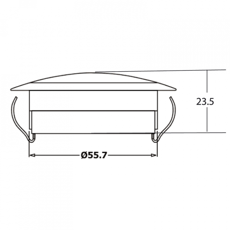 Dimensions: Dasteri LED interior spot