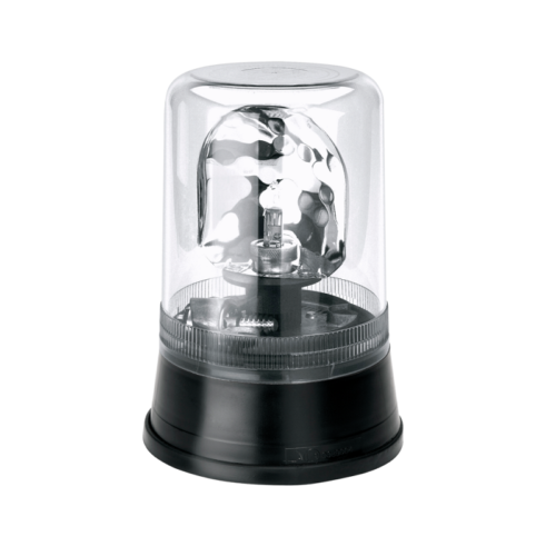 AEB 595 beacon with CLEAR colored shade - suitable for 24 volt use - EAN: 5414184010789