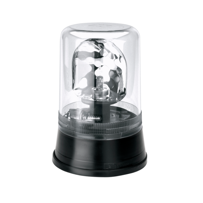 AEB 595 zwaailamp met HELDER gekleurde kap - geschikt voor 24 volt gebruik - EAN: 5414184010789