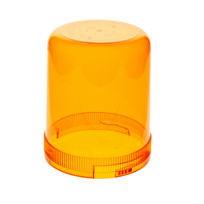 AEB 595 zwaailamp met ORANJE gekleurde kap - geschikt voor 24 volt gebruik - EAN: 5414184010796