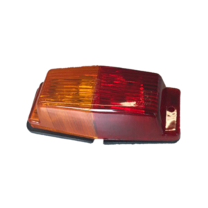 Dubbelbrander met oranje / rood glas