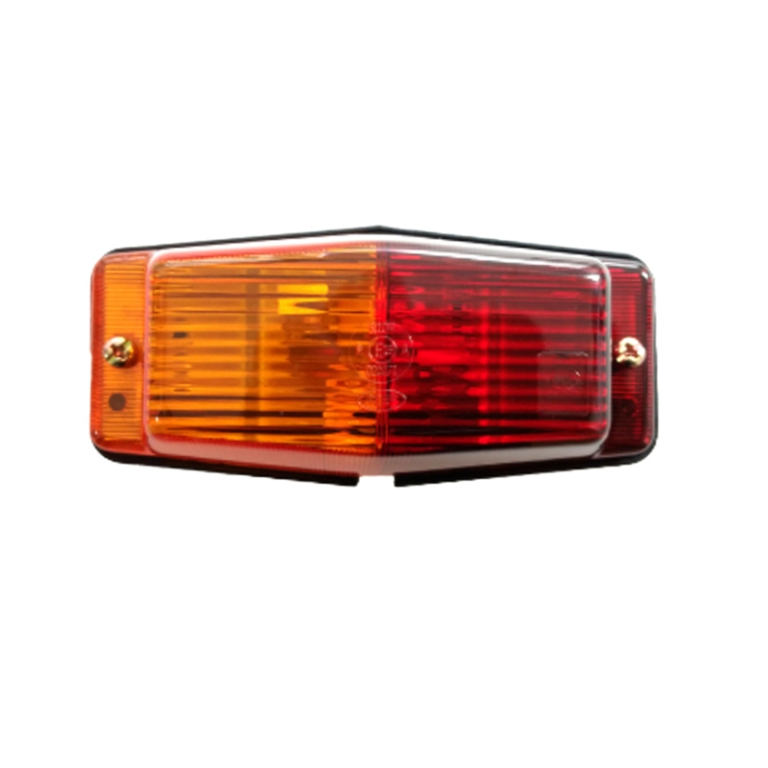 Doppelbrenner mit orange und rotem Glas - EAN: 6090442572535