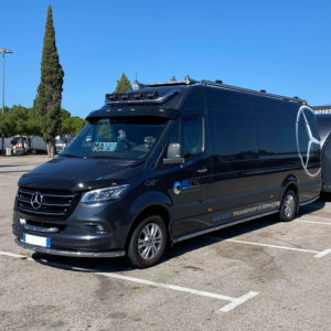 Mercedes Benz Sprinter with a stainless steel air horn