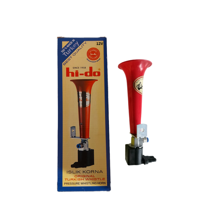 Hi-Do Turkse fluit 12v - toeter die geschikt is voor auto, camper, pickup, tractor en meer - luchtcompressor met expansievat vereist - EAN: 6090536385386
