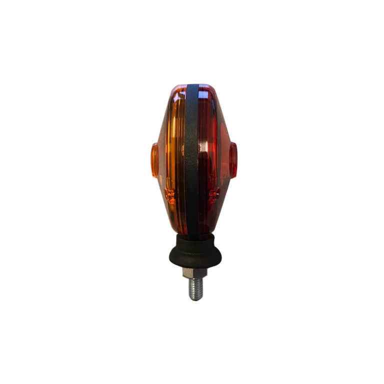 Nedking Spiegelleuchte orange/rot - mit BA15S Lampenfassung - geeignet für 12 und 24 Volt Betrieb - EAN: 6090431745728