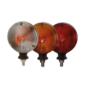 Nedking spiegellamp rood/wit - met BA15S lampfitting - geschikt voor 12 en 24 volt gebruik - EAN: 6090431347397