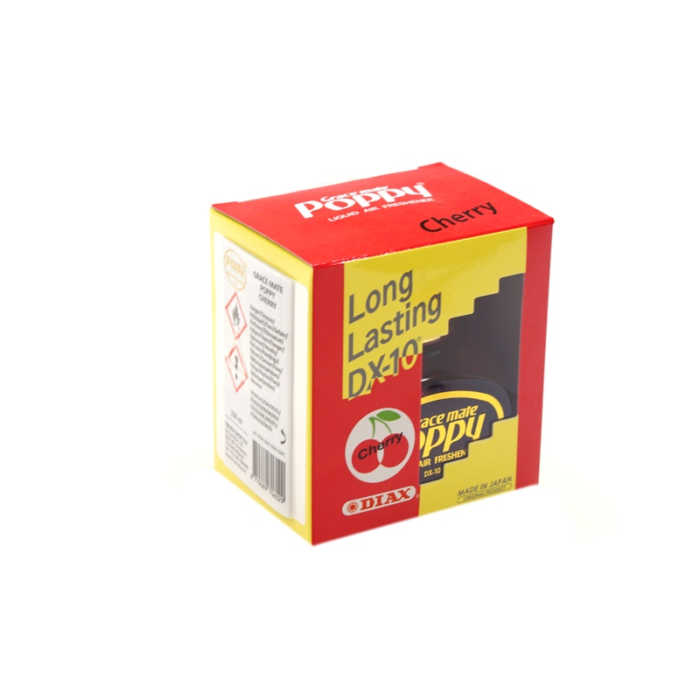Poppy Grace Mate Cherry / Kers - glazen luchtverfrisser voor in de vrachtwagen cabine of ander soort werkplek - EAN: 8719689706029