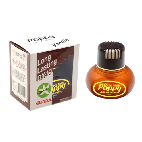 Poppy Grace Mate Vanilla / Vanille - glazen luchtverfrisser voor in de vrachtwagen cabine of ander soort werkplek - EAN: 8719689706012