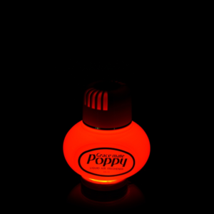 Poppy LED ring ROOD - LED verlichting van het merk Poppy Grace Mate - Passen onder de luchtverfrisser flesjes - EAN: 7111300935459