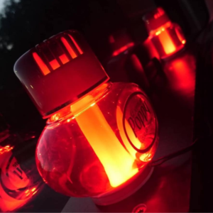 Poppy mit rotem Zigarettenanzünderstecker