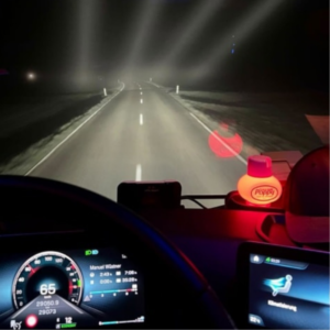 Poppy mit rotem Zigarettenanzünderstecker