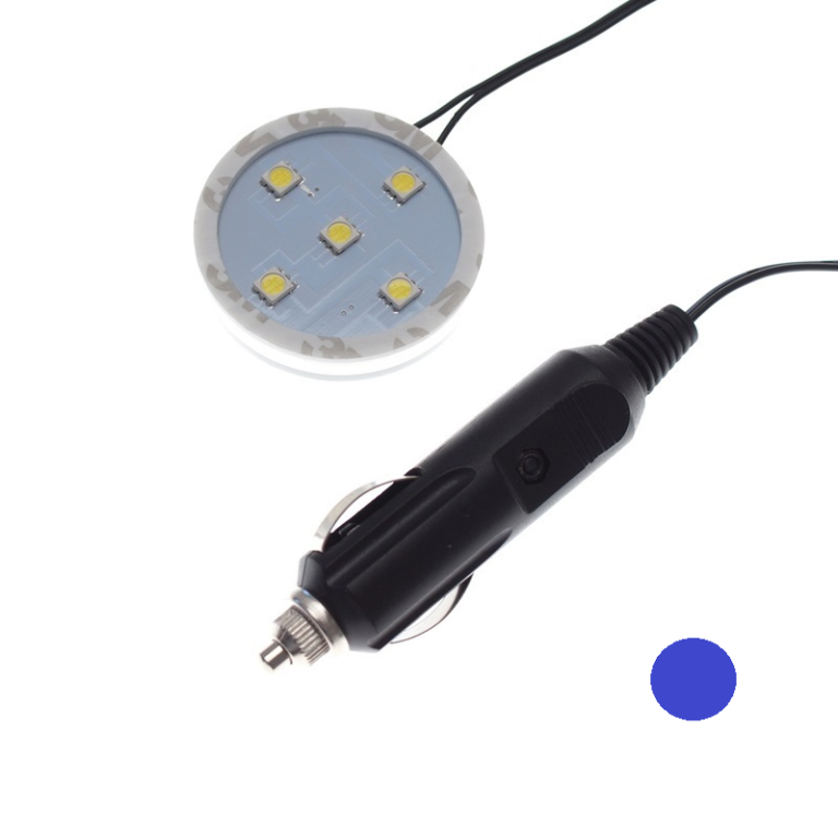 Poppy LED-Ring BLAU - LED-Beleuchtung der Marke Poppy Grace Mate - Passend unter die Lufterfrischer-Flaschen - EAN: 7111302887923