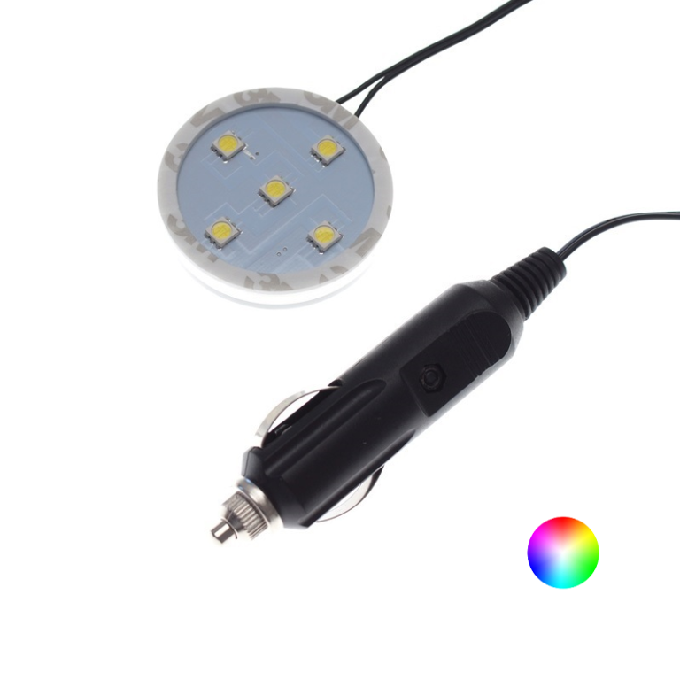 Poppy LED ring RGB - LED lighting from the Poppy Grace Mate brand with remote control - Fits under the air freshener bottles - EAN: 7111309923518