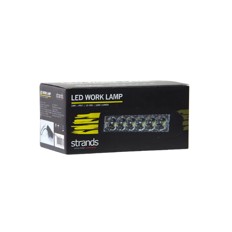 Strands oval LED work light 18w - suitable for truck and trailer - EAN: 7323030000370