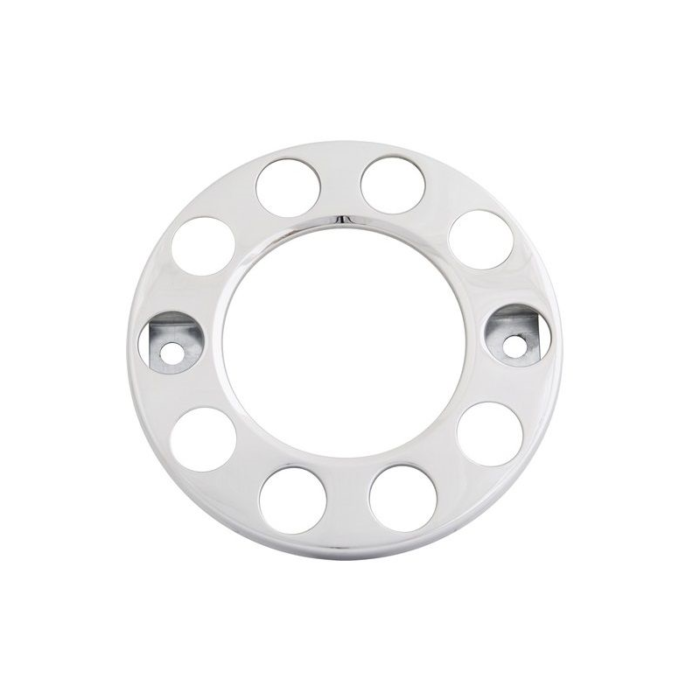 RVS wielring 22,5 inch ALU - wielring open voor vrachtwagen wiel met 10 bout gaten - geschikt voor ALU / ALCOA velg