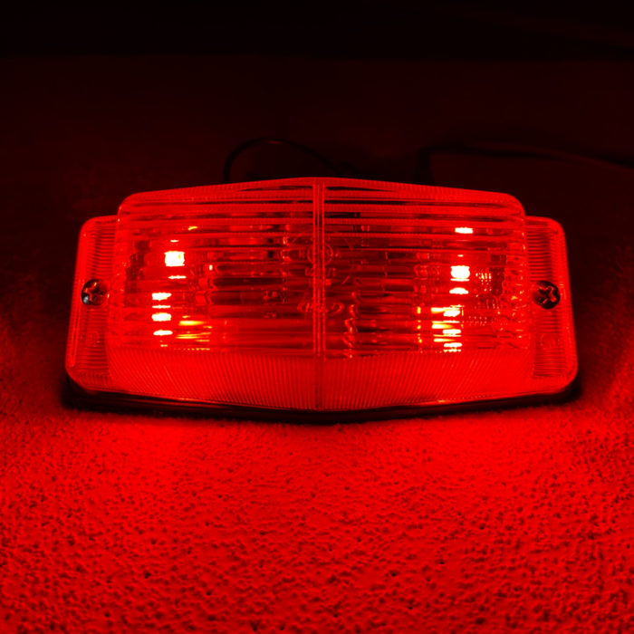 Nedking BA15S LED bulb RED - LED bulb for 12 and 24 volt use - equipped with 8 SMD LEDs