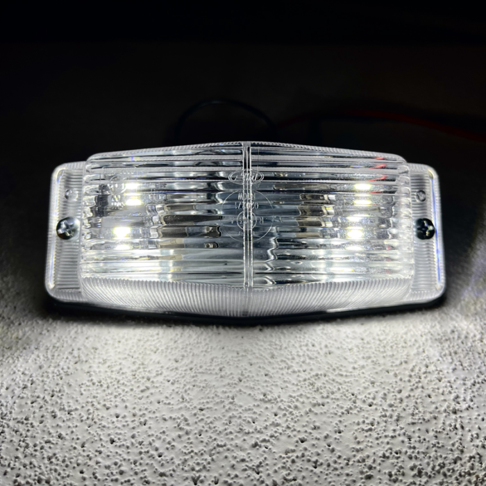 Nedking BA15S LED bulb xenon white - LED bulb for 12 and 24V use - equipped with 8 SMD LEDs