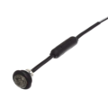 NEDKING LED markeringslamp 28mm WIT met DONKER / SMOKE glas - voor truck en trailer - EAN: 6090536711796