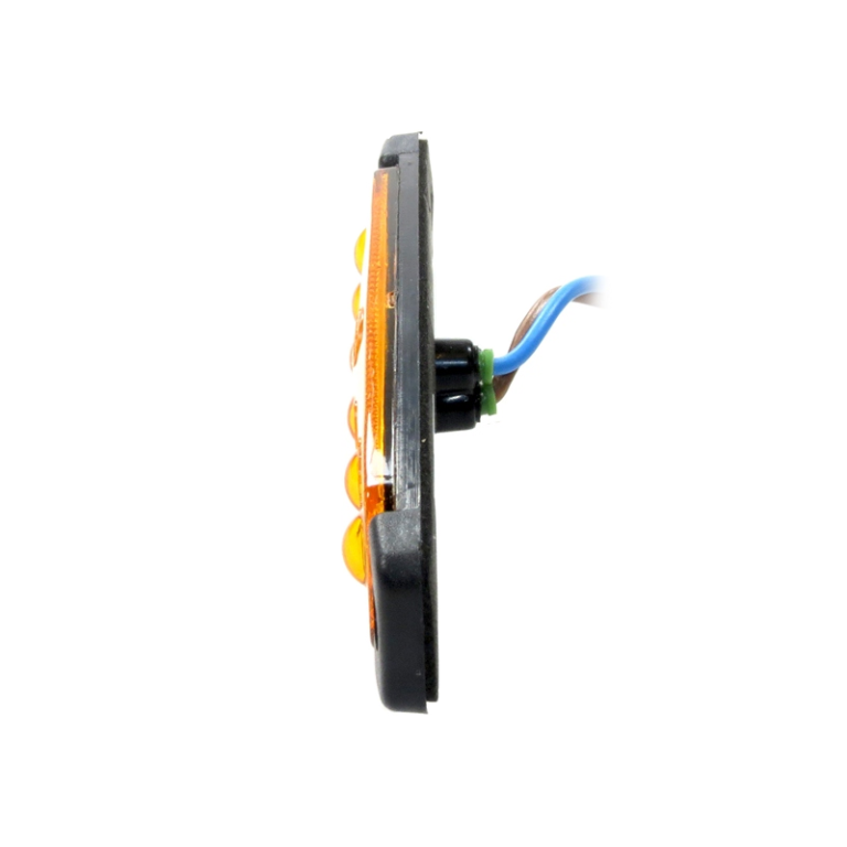 Dasteri 6 LED marker light ORANGE - outline marker light for truck and trailer - suitable for 24 volt use - EAN: 6090541195123