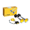 Basuri Air Horn 12/24v gebruik - 135DB luide luchthoorn die enkel met een compressor gebruikt kan worden op bijvoorbeeld je auto, vrachtwagen, tractor, camper of ander soort voertuig