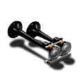 Basuri Air Horn 12/24v gebruik - 135DB luide luchthoorn die enkel met een compressor gebruikt kan worden op bijvoorbeeld je auto, vrachtwagen, tractor, camper of ander soort voertuig
