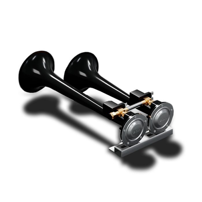 Basuri Air Horn 12/24v gebruik - 135DB luide luchthoorn die enkel met een compressor gebruikt kan worden op bijvoorbeeld je auto, vrachtwagen, tractor, camper of ander soort voertuig