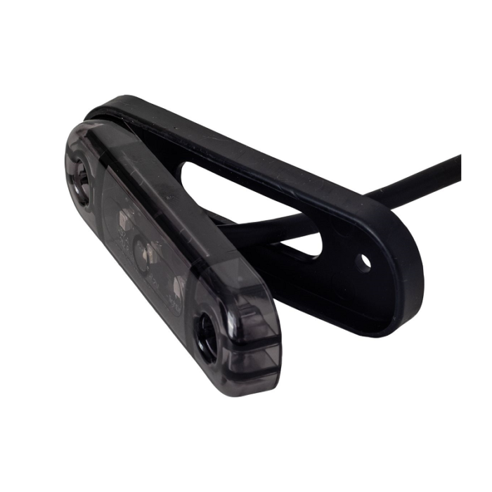 Strands Dark Knight LED markeringslamp ROOD - 3 LED contourverlichting die geschikt is voor 12 en 24 volt gebruik - EAN: 7323030187118