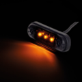 Strands Dark Knight LED markeringslamp ORANJE - 3 LED contourverlichting die geschikt is voor 12 en 24 volt gebruik - EAN: 7323030187125