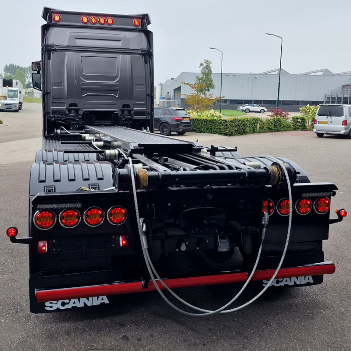 Scania Next Gen met AEB chrome ring voor achterlichten van 140mm