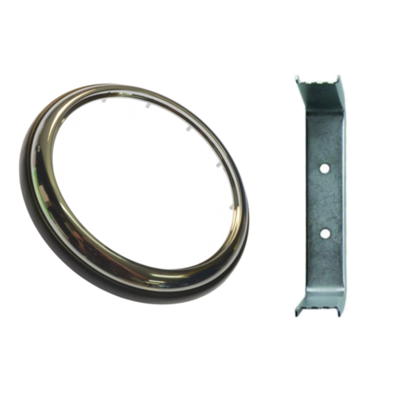 Chrome ring for tail lights with a 140mm diameter