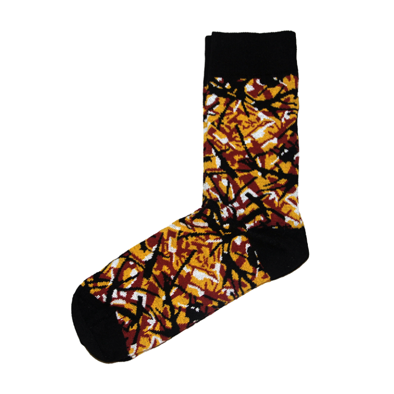 Sockenset aus 80 % Baumwolle, 17 % Polyamid und 3 % Elasthan - Sockenset mit Print in Form von Dänisch-Plüsch GELB - verfügbare Größen 34/36 - 37/39 - 40/43 - 44/46 - 47/49 - waschen bei MAX. 60 Grad!!
