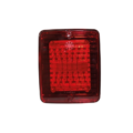 Strands IZE LED achterlicht met stads en remlicht functie - achterlicht Deense bumper die geschikt is voor 24 volt / vrachtwagen gebruik - met ECE R7 keurmerk - Strands 800110 - EAN: 7323030001216