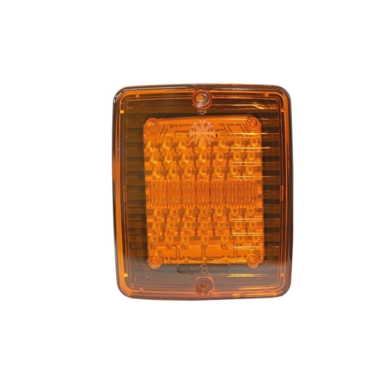 Strands IZE LED Rücklicht mit Blinkerfunktion - Rücklicht für dänische Stoßstange, geeignet für 24 Volt / LKW-Einsatz - mit ECE R6 Prüfzeichen - Strands 800111 - EAN: 7323030001223