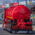 Scania vrachtwagen met diverse soorten Strands verlichting - foto afkomstig van Truckstar festival Assen 2023