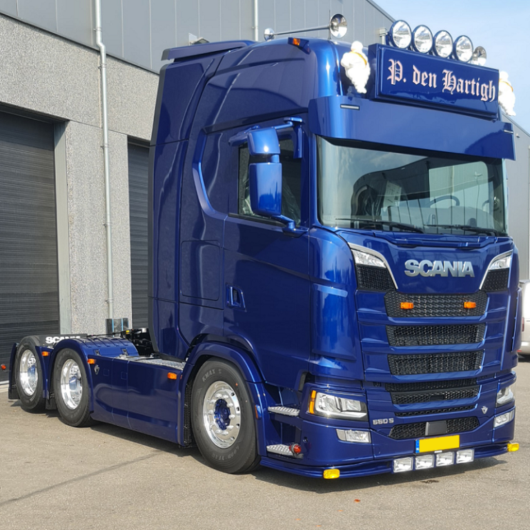 Scania Windabweiser GROSS - Vepro 4096S / AD4096S - hergestellt von van der Heijden Truckstyling Boxtel EAN: 6438203005647