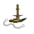 Nedking trekventiel met ketting - voorzien van 6mm aansluiting - TN-301NEDTV - EAN: 1707181402