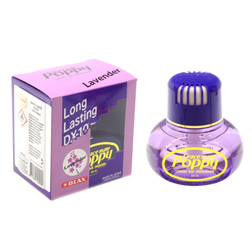 Poppy Grace Mate Lavendel – Lavendel – Glas-Lufterfrischer für die LKW-Kabine oder andere Arten von Arbeitsplätzen – EAN: 8719689706036