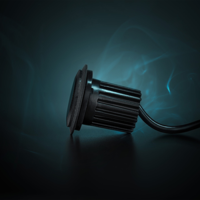 Strands Dark Knight Gloria LED-Blitzer ORANGE mit dunklem / Smoke-Glas - LED-Strobe mit ECE R65 Prüfzeichen - Strands 850419 - EAN: 7350133816621