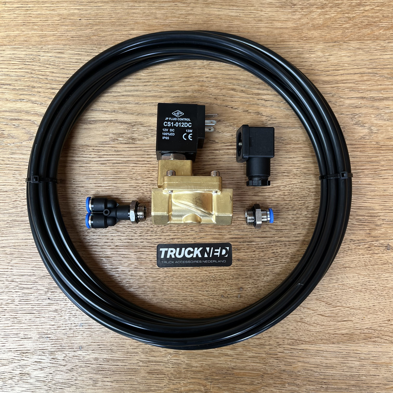 Truckned air horn connection kit 12V - connection set for 2 air horns with 12v control - SUPER THICK sound