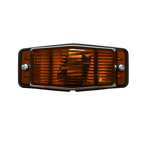 Dubbelbrander ORANJE met donker / smoke lamp glas - geschikt voor 12 en 24 volt gebruik - dubbelpolige lamp voor auto, vrachtwagen, trailer en meer - EAN: 6090539958983