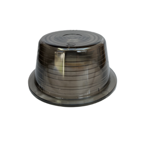 Gylle lens helder - BLACK-LINE - los lampglas voor de Deense breedtelamp - max r5w lamp onder het glaasje steken - geschikt voor de rubber breedtelamp van het Zweedse merk Gylle - past ook in Horpol, WAS en Strands breedtelamp