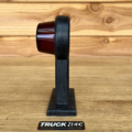 Gylle lens rood - BLACK-LINE - los lampglas voor de Deense breedtelamp - max r5w lamp onder het glaasje steken - geschikt voor de rubber breedtelamp van het Zweedse merk Gylle - past ook in Horpol, WAS en Strands breedtelamp