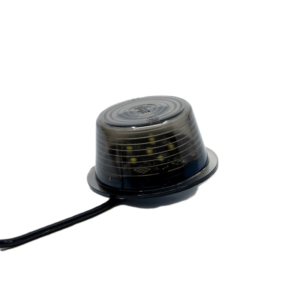 Gylle LED unit xenon wit in BLACK-LINE uitvoering - LED module met SMOKE glas voor auto, vrachtwagen, aanhanger, trailer, camper en meer - LED module werkt op 12 & 24 volt en is volledig waterproof - EAN: 7392843179719