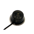Gylle LED unit oranje in BLACK-LINE uitvoering - LED module met SMOKE glas voor auto, vrachtwagen, aanhanger, trailer, camper en meer - LED module werkt op 12 & 24 volt en is volledig waterproof - EAN: 7392847317957