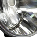 HIDE AWAY strobo lamp ROOD gemonteerd in een Hella verstraler met losse T10 fitting