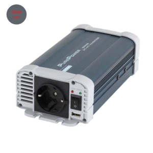 Purepower sinus omvormer 300w - 12v - omvormer die geschikt is voor 12 volt gebruik - caravan, camper, auto, boot of ander soort voer of vaartuig dat een 12 volt aansluiting heeft - word geleverd incl. aansluitmateriaal en handleiding