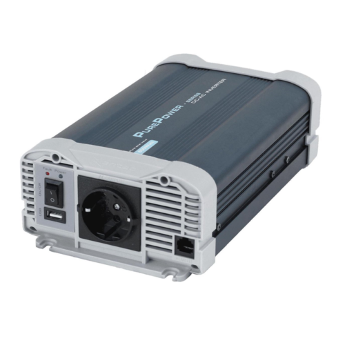 Purepower sine wave inverter 600w - 12v - inverter suitable for 12 volt use - caravan, camper, car, boat or other type of vehicle or vessel that has a 12 volt connection - supplied with connection material and manual
